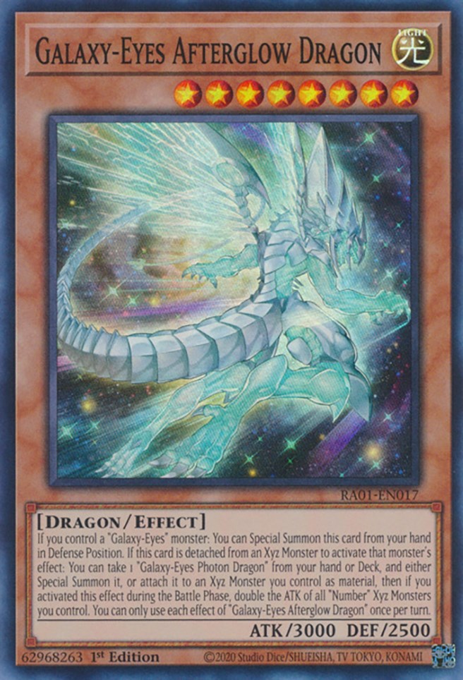 Galaxy-Eyes Afterglow Dragon [RA01-EN017] Super Rare | Mega City Incorporated