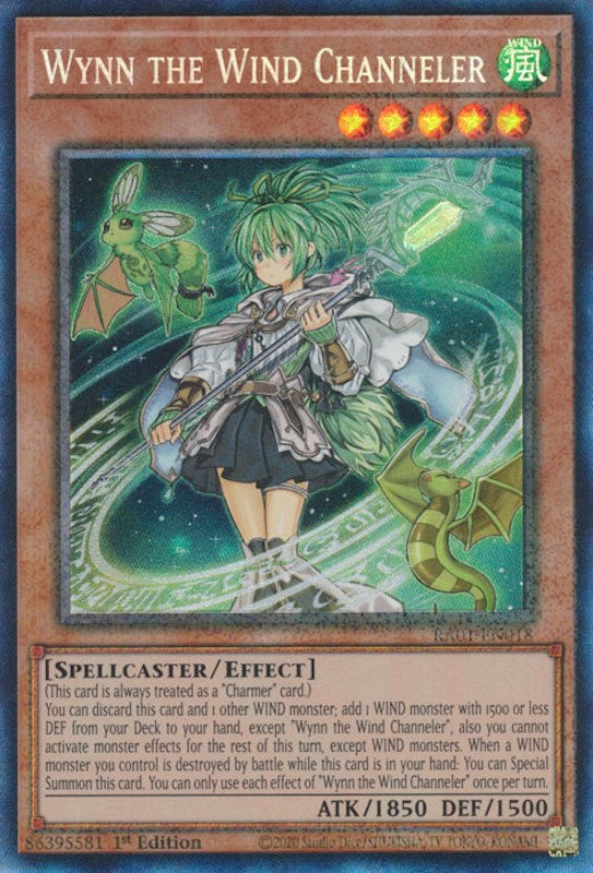 Wynn the Wind Channeler [RA01-EN018] Prismatic Collector's Rare | Mega City Incorporated