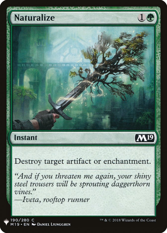 Naturalize [Mystery Booster] | Mega City Incorporated