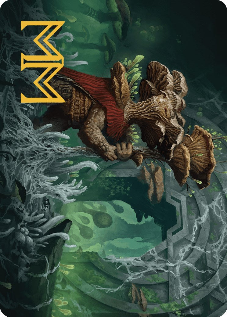 Tendril of the Mycotyrant Art Card (Gold-Stamped Signature) [The Lost Caverns of Ixalan Art Series] | Mega City Incorporated