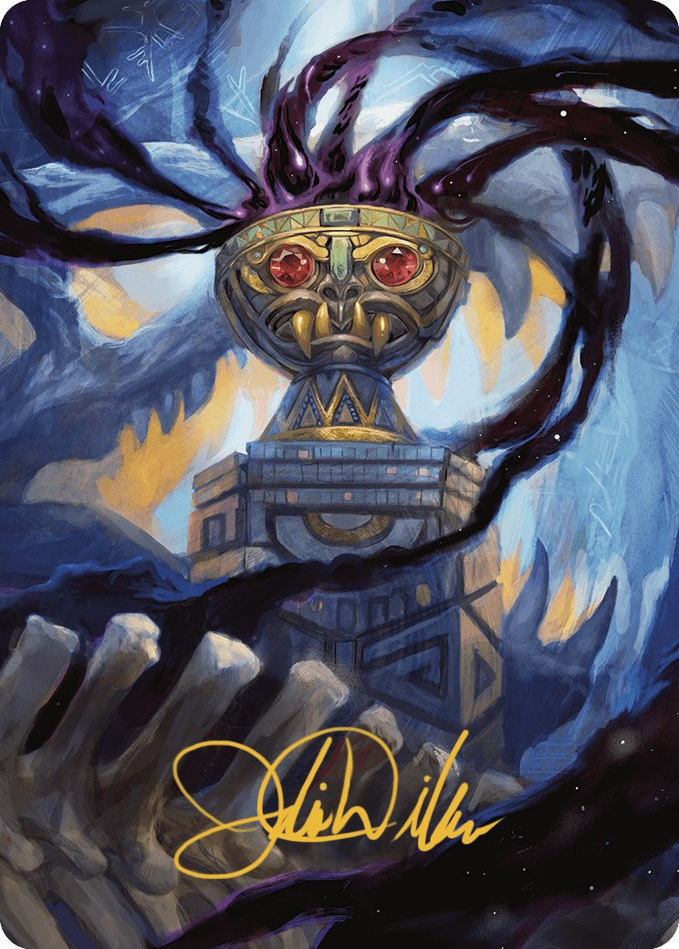 Chalice of the Void Art Card (Gold-Stamped Signature) [The Lost Caverns of Ixalan Art Series] | Mega City Incorporated