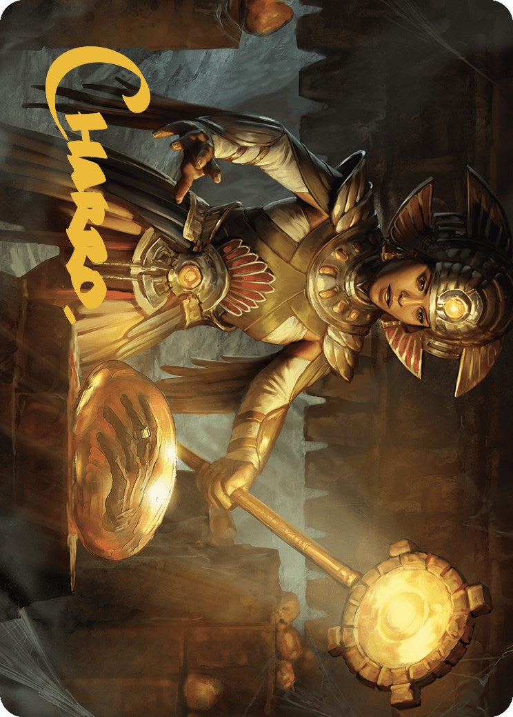 Curator of Sun's Creation Art Card (Gold-Stamped Signature) [The Lost Caverns of Ixalan Art Series] | Mega City Incorporated