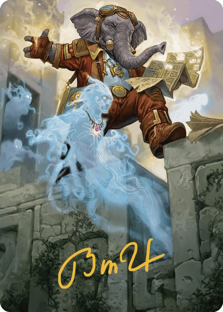 Quintorius Kand Art Card (37/81) (Gold-Stamped Signature) [The Lost Caverns of Ixalan Art Series] | Mega City Incorporated