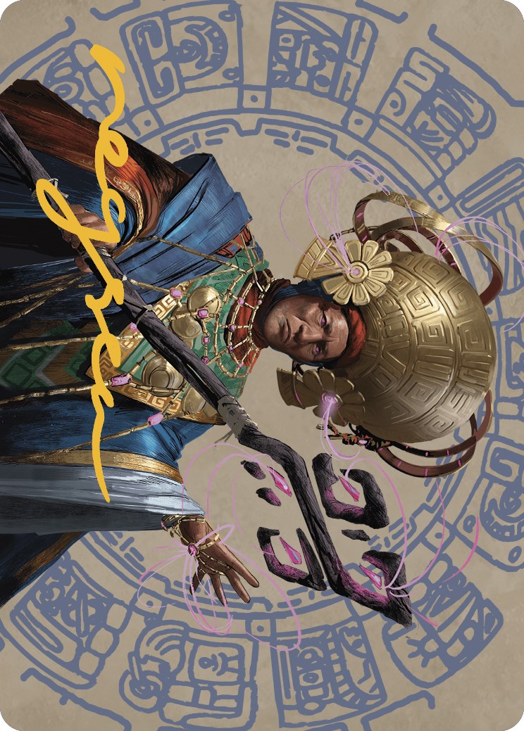 Akal Pakal, First Among Equals Art Card (46/81) (Gold-Stamped Signature) [The Lost Caverns of Ixalan Art Series] | Mega City Incorporated