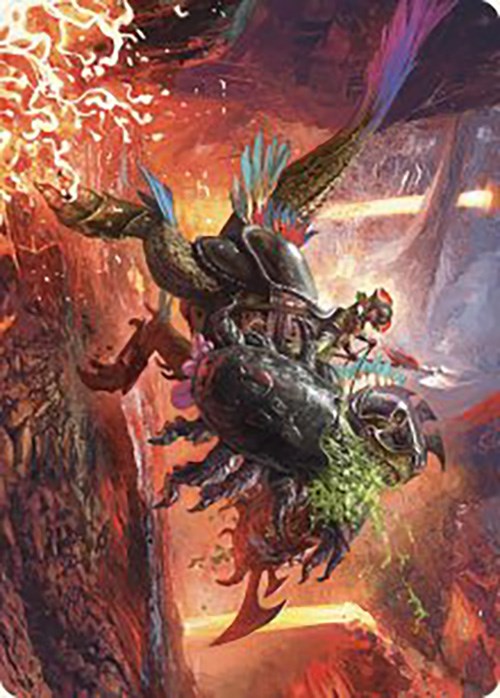 Triumphant Chomp Art Card [The Lost Caverns of Ixalan Art Series] | Mega City Incorporated