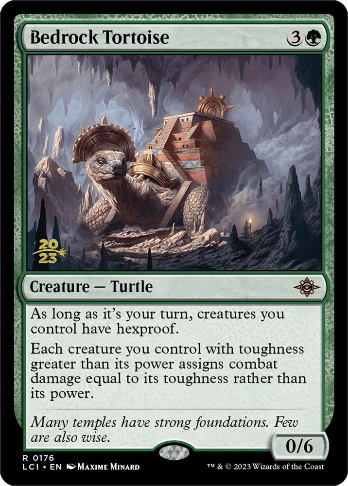 Bedrock Tortoise [The Lost Caverns of Ixalan Prerelease Cards] | Mega City Incorporated