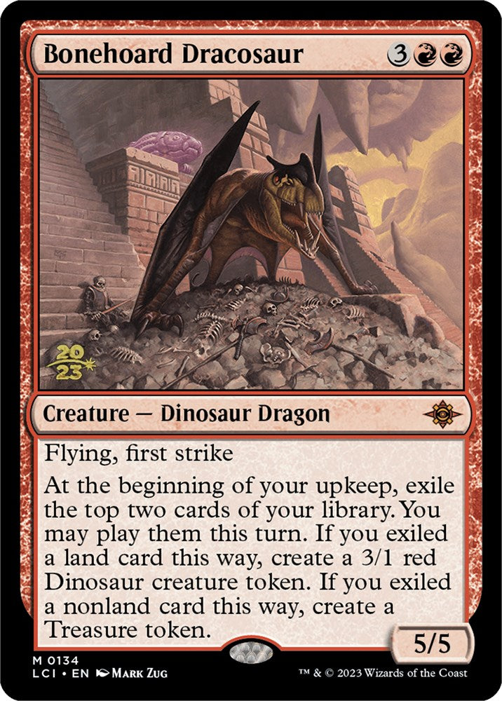 Bonehoard Dracosaur [The Lost Caverns of Ixalan Prerelease Cards] | Mega City Incorporated