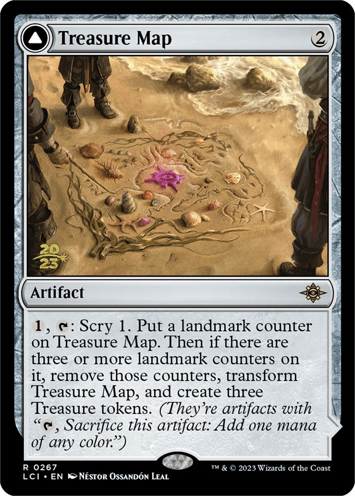 Treasure Map // Treasure Cove [The Lost Caverns of Ixalan Prerelease Cards] | Mega City Incorporated