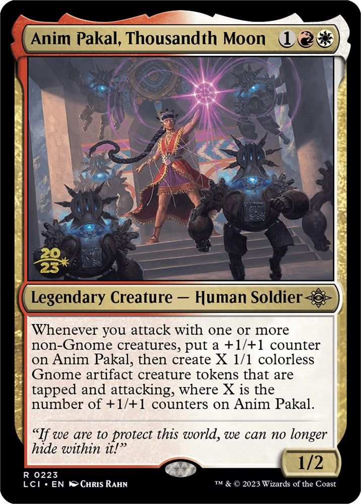 Anim Pakal, Thousandth Moon [The Lost Caverns of Ixalan Prerelease Cards] | Mega City Incorporated