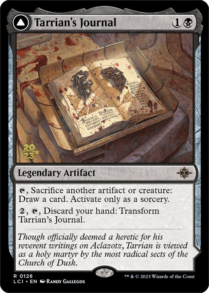 Tarrian's Journal // The Tomb of Aclazotz [The Lost Caverns of Ixalan Prerelease Cards] | Mega City Incorporated