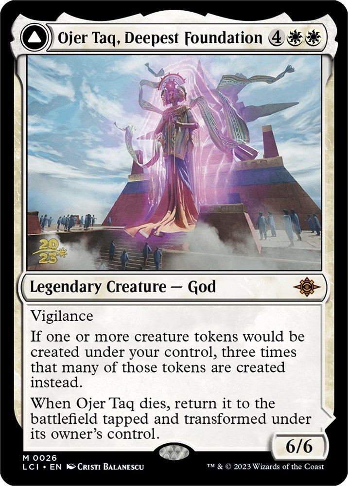 Ojer Taq, Deepest Foundation // Temple of Civilization [The Lost Caverns of Ixalan Prerelease Cards] | Mega City Incorporated