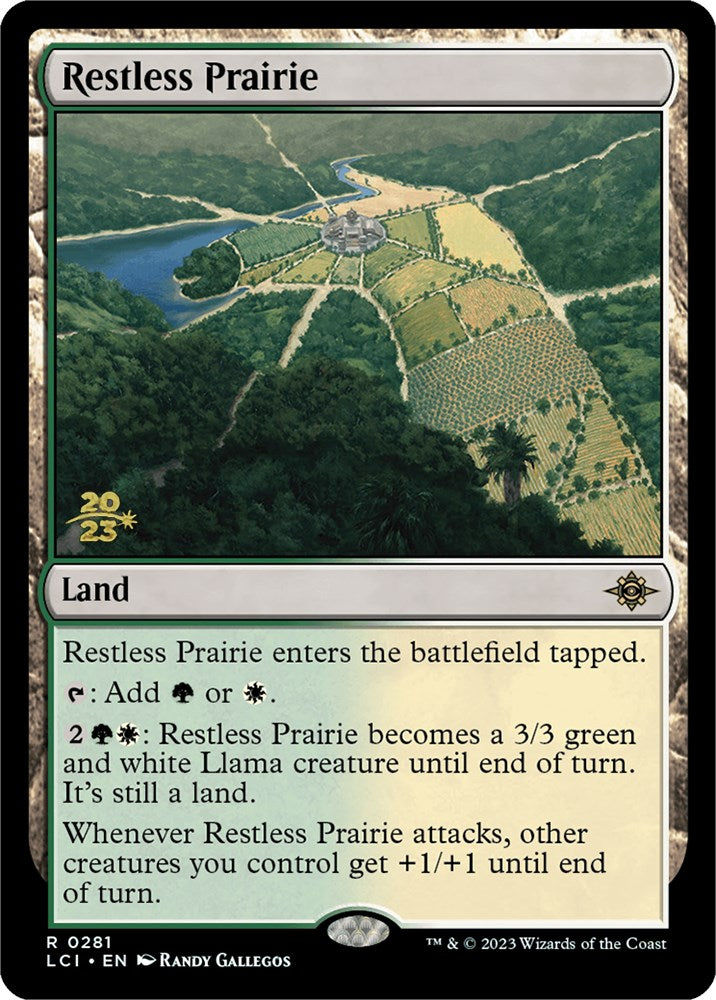 Restless Prairie [The Lost Caverns of Ixalan Prerelease Cards] | Mega City Incorporated