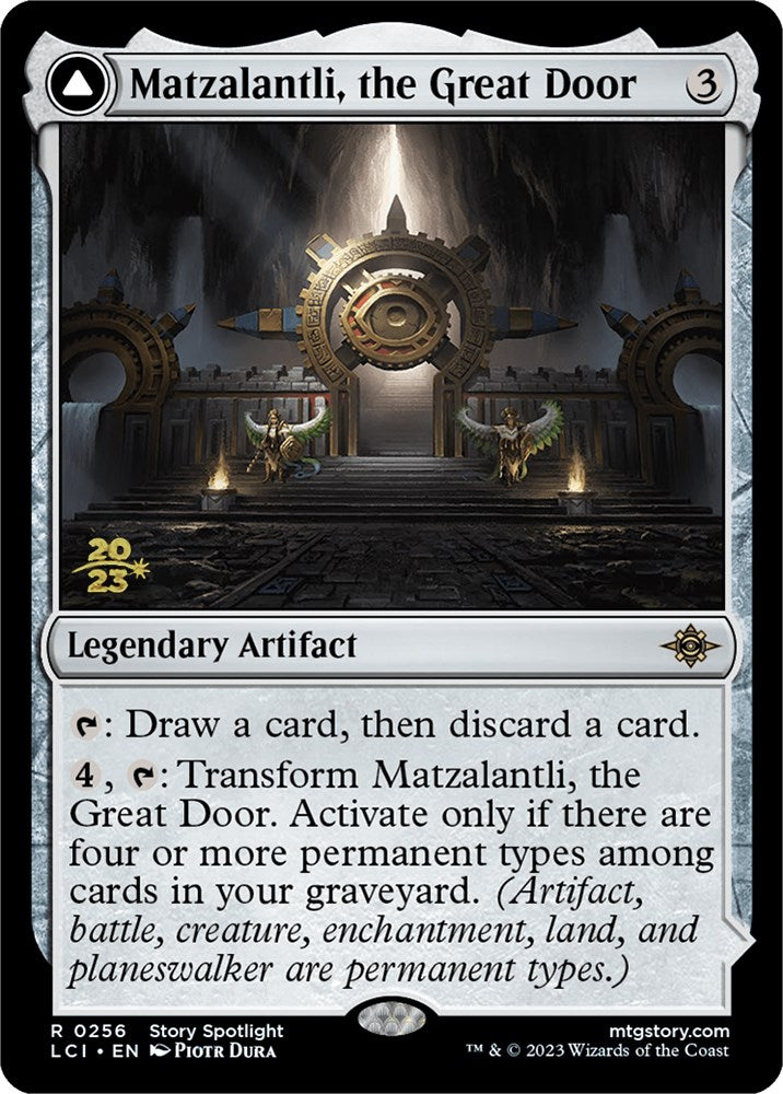 Matzalantli, the Great Door // The Core [The Lost Caverns of Ixalan Prerelease Cards] | Mega City Incorporated