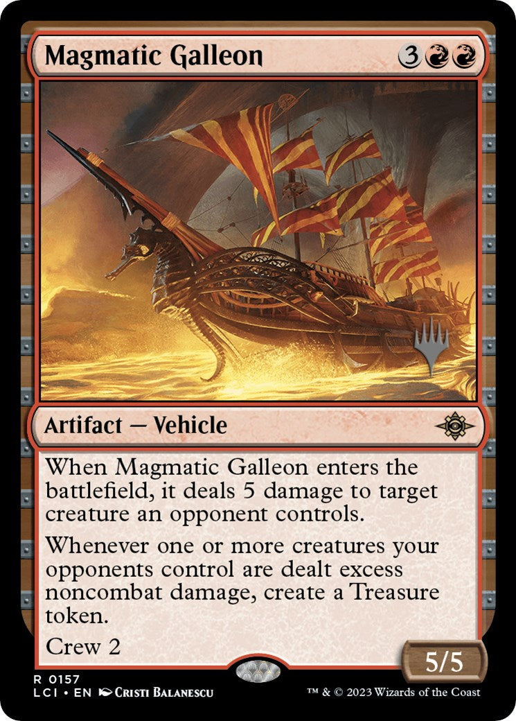 Magmatic Galleon (Promo Pack) [The Lost Caverns of Ixalan Promos] | Mega City Incorporated