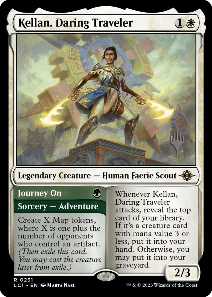 Kellan, Daring Traveler (Promo Pack) [The Lost Caverns of Ixalan Promos] | Mega City Incorporated