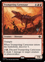 Trumpeting Carnosaur (Promo Pack) [The Lost Caverns of Ixalan Promos] | Mega City Incorporated