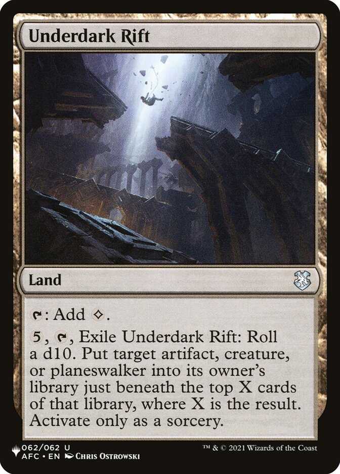 Underdark Rift [The List] | Mega City Incorporated
