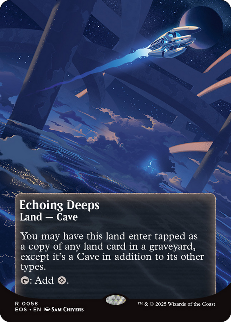 Echoing Deeps (0058) (Borderless) [Edge of Eternities: Stellar Sights] | Mega City Incorporated