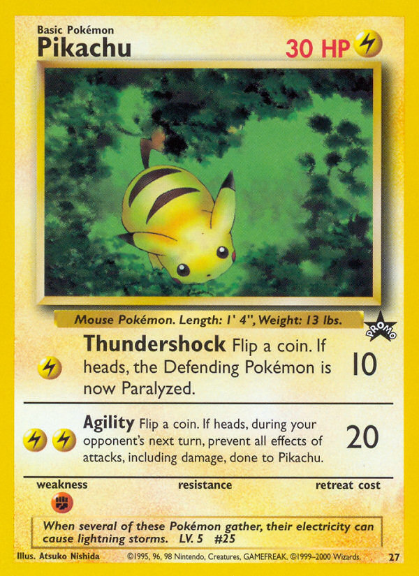 Pikachu (27) [Wizards of the Coast: Black Star Promos] | Mega City Incorporated