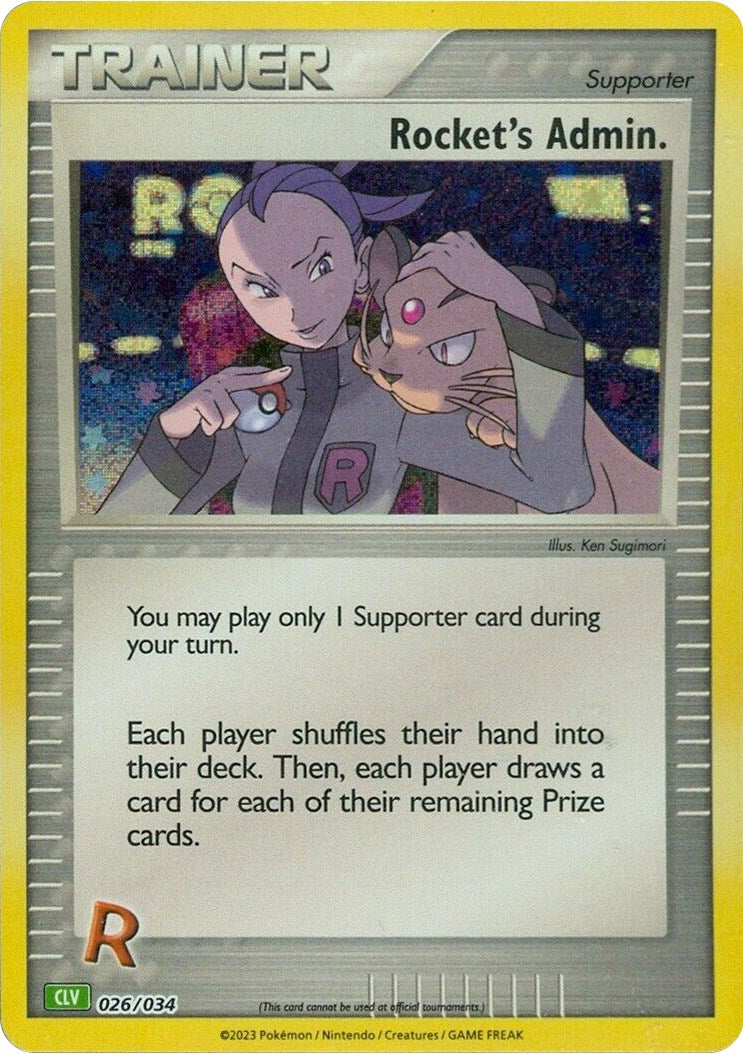 Rocket's Admin. (CLV) [Trading Card Game Classic] | Mega City Incorporated