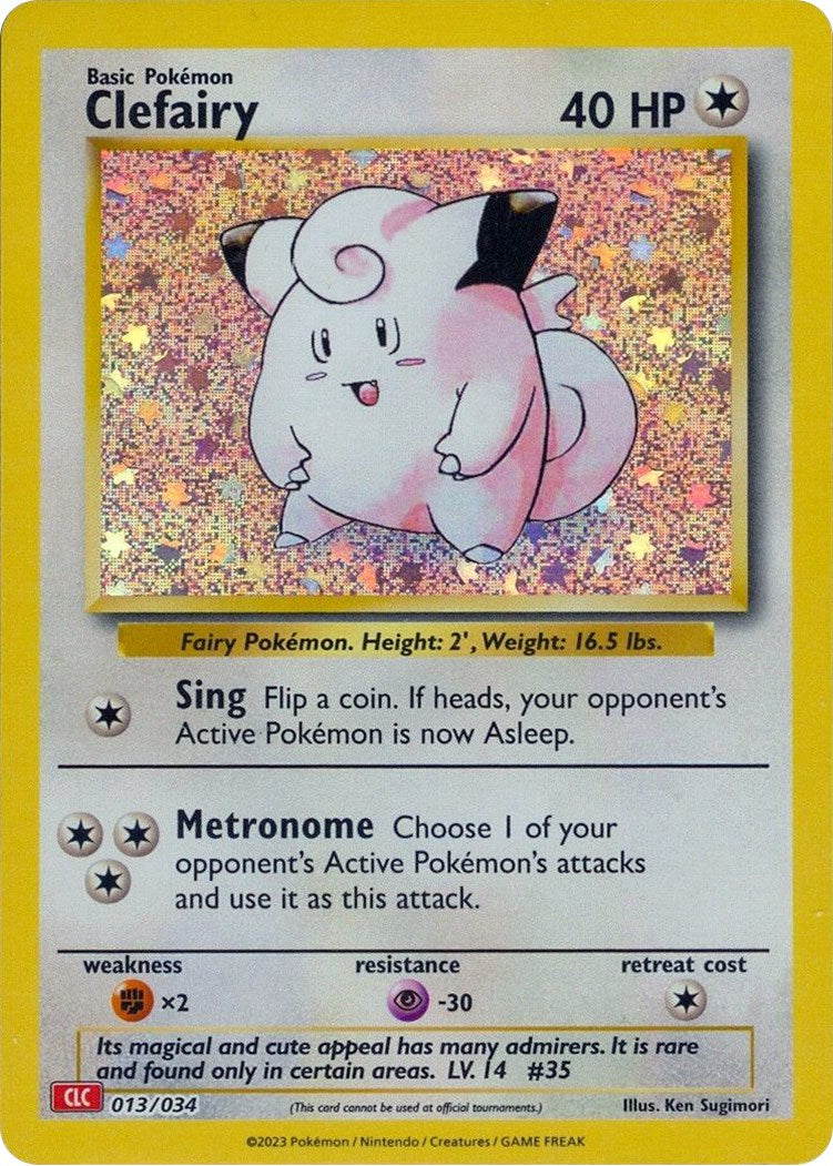 Clefairy [Trading Card Game Classic] | Mega City Incorporated