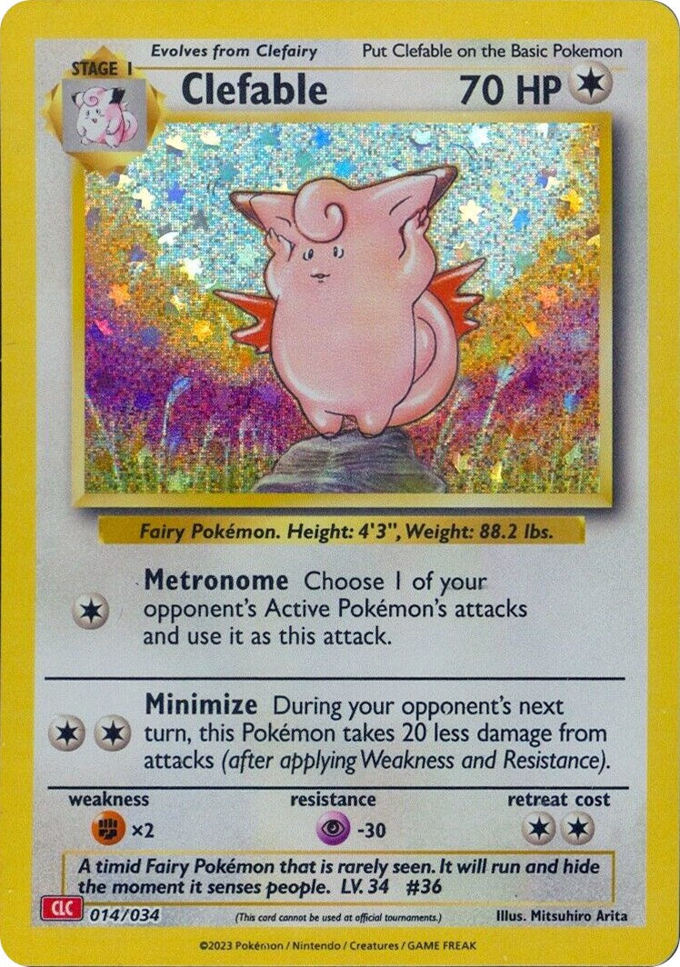 Clefable [Trading Card Game Classic] | Mega City Incorporated