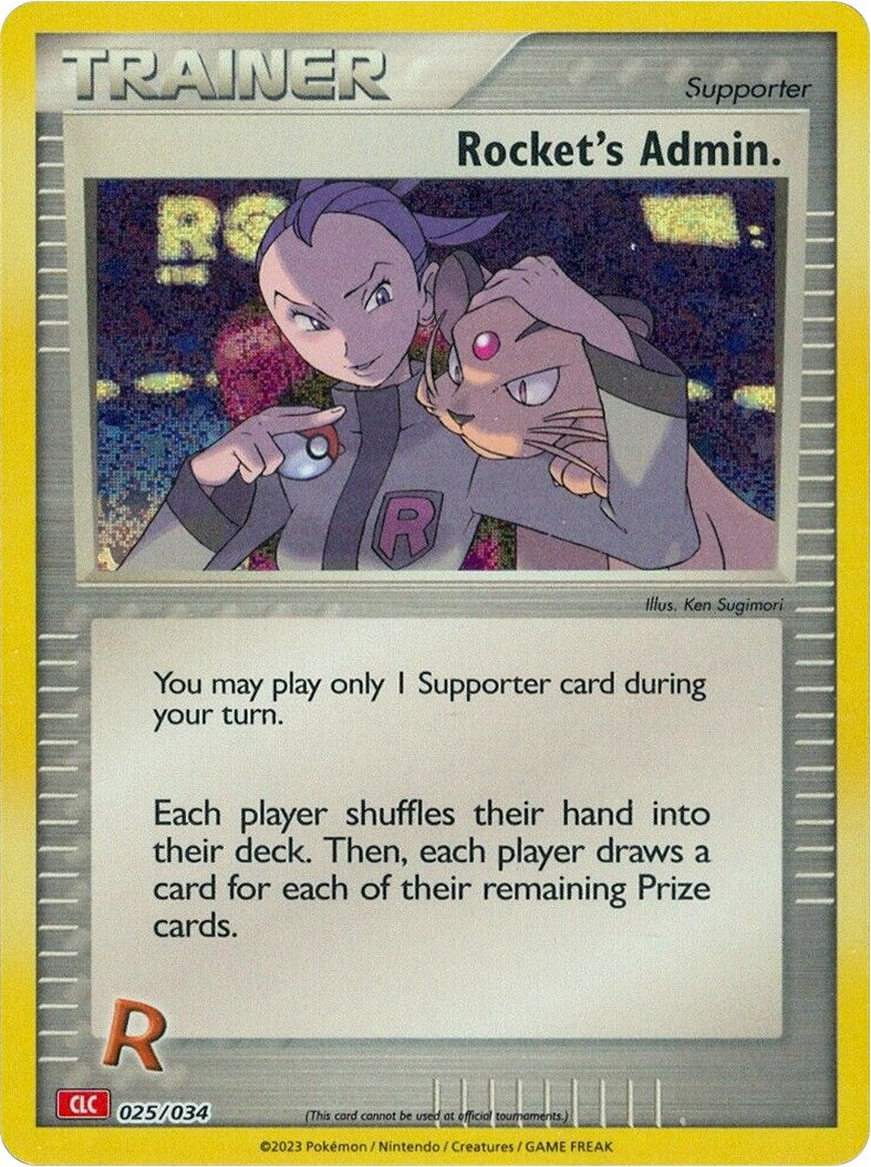 Rocket's Admin. (CLC) [Trading Card Game Classic] | Mega City Incorporated