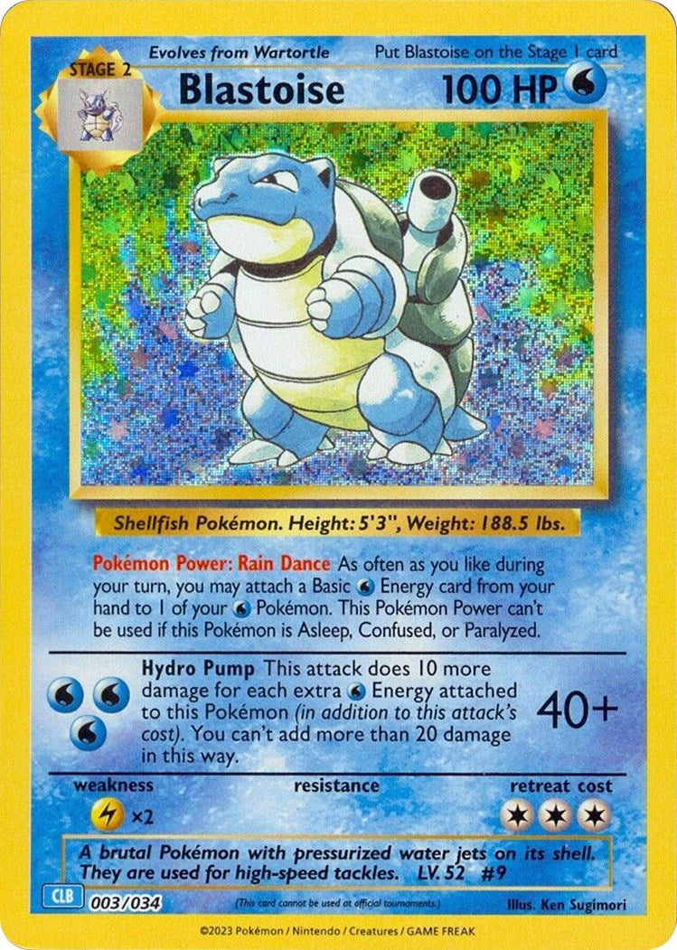 Blastoise [Trading Card Game Classic] | Mega City Incorporated