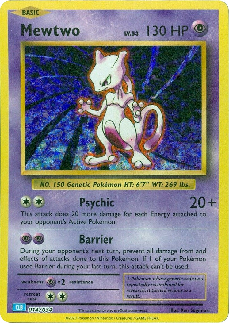 Mewtwo [Trading Card Game Classic] | Mega City Incorporated