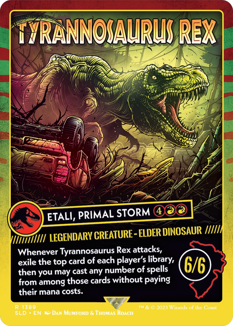 Tyrannosaurus Rex - Etali, Primal Storm [Secret Lair Drop Series] | Mega City Incorporated