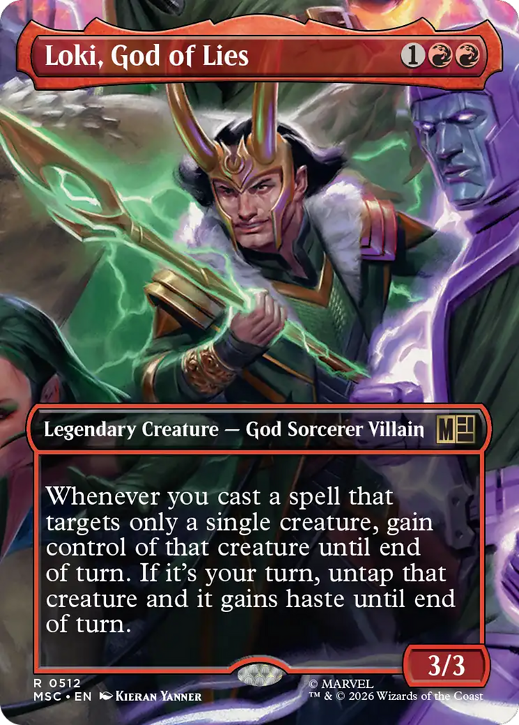 Loki, God of Lies (Borderless) [Marvel Super Heroes Commander] | Mega City Incorporated
