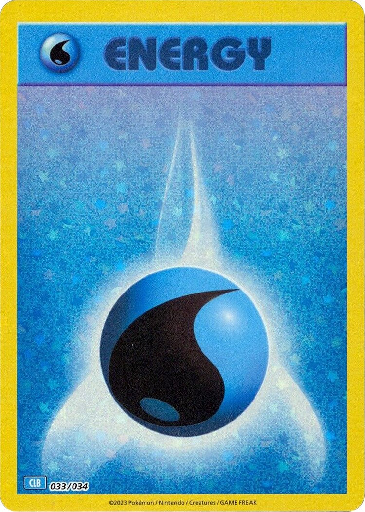 Basic Water Energy [Trading Card Game Classic] | Mega City Incorporated