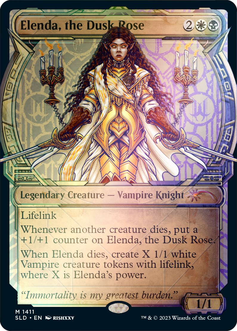 Elenda, the Dusk Rose (Rainbow Foil) [Secret Lair Drop Series] | Mega City Incorporated