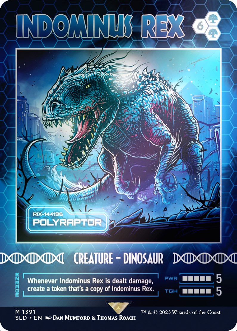 Indominus Rex - Polyraptor (Rainbow Foil) [Secret Lair Drop Series] | Mega City Incorporated