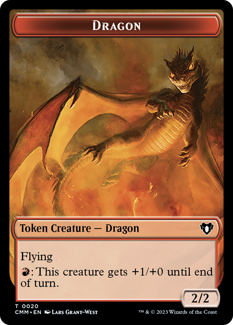 Dragon Token (20) [Commander Masters Tokens] | Mega City Incorporated