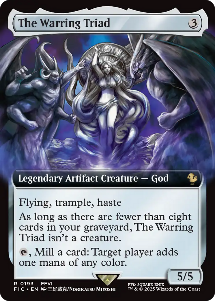 The Warring Triad (Extended Art) [FINAL FANTASY Commander] | Mega City Incorporated