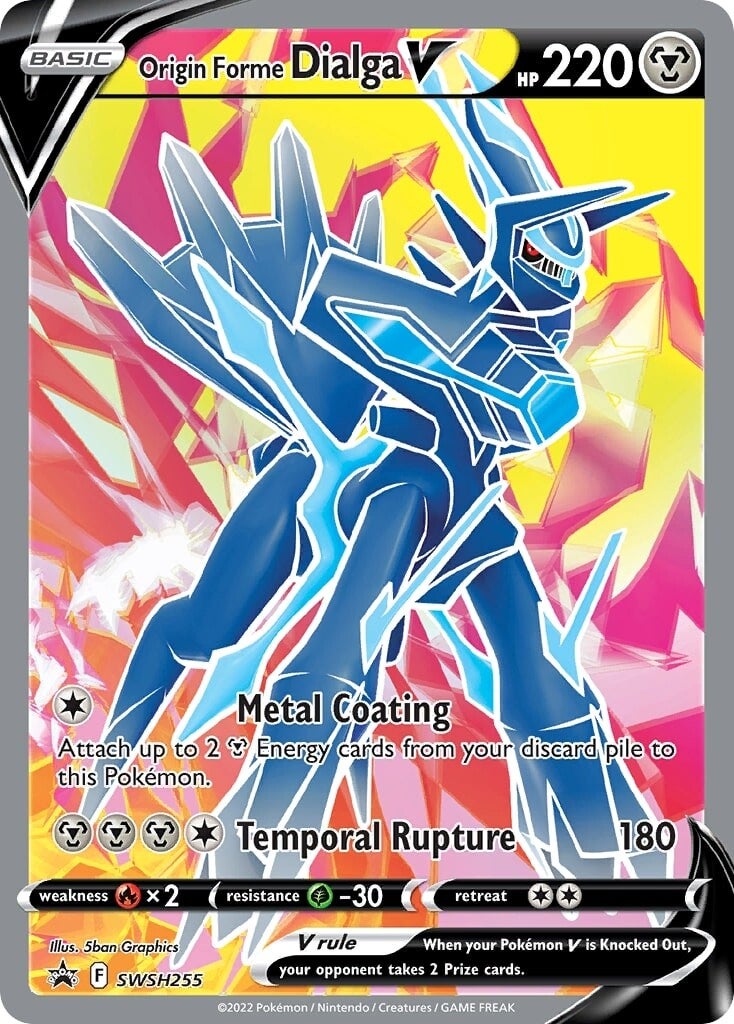 Origin Forme Dialga V (SWSH255) [Sword & Shield: Black Star Promos] | Mega City Incorporated