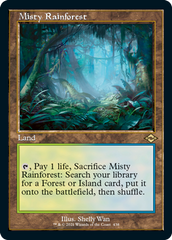 Misty Rainforest (Retro Foil Etched) [Modern Horizons 2] | Mega City Incorporated