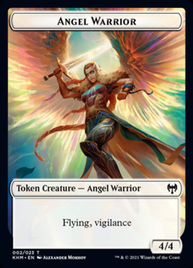 Angel Warrior Token [Kaldheim Tokens] | Mega City Incorporated