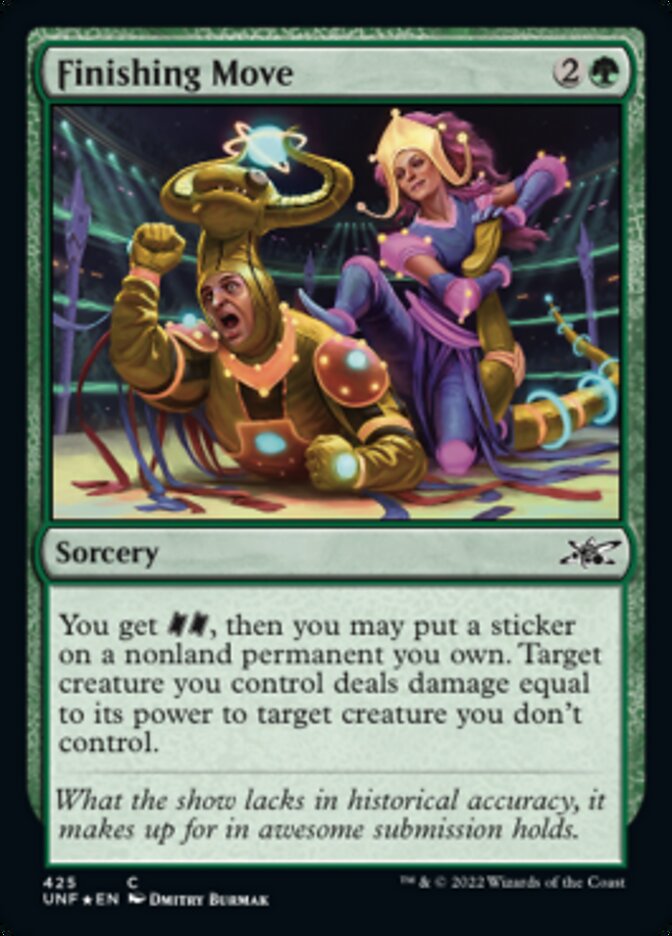 Finishing Move (Galaxy Foil) [Unfinity] | Mega City Incorporated