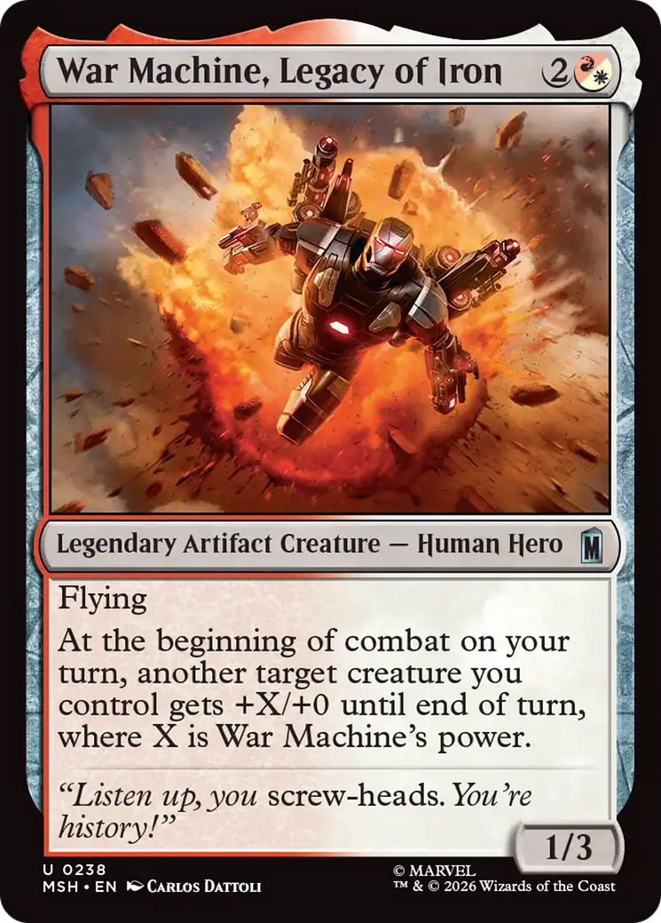 War Machine, Legacy of Iron [Marvel Super Heroes] | Mega City Incorporated