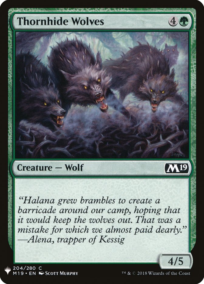 Thornhide Wolves [Mystery Booster] | Mega City Incorporated