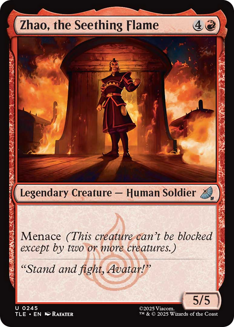 Zhao, the Seething Flame [Avatar: The Last Airbender: Eternal-Legal] | Mega City Incorporated