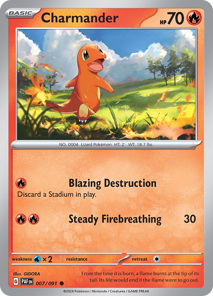 Charmander (007/091) [Scarlet & Violet: Paldean Fates] | Mega City Incorporated