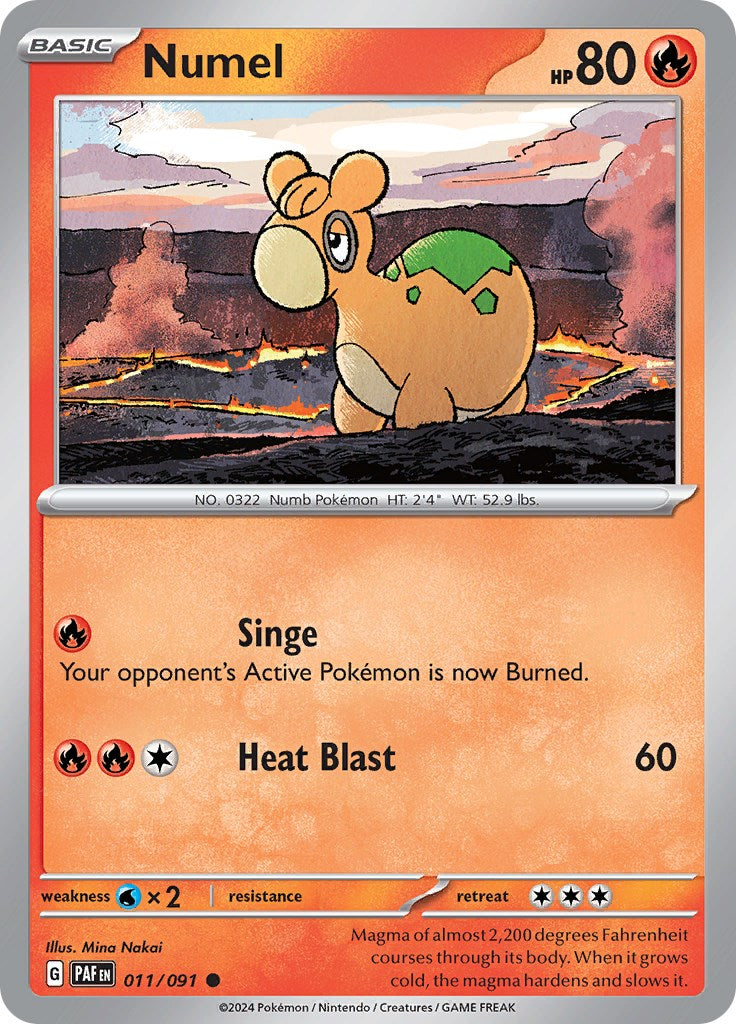 Numel (011/091) [Scarlet & Violet: Paldean Fates] | Mega City Incorporated