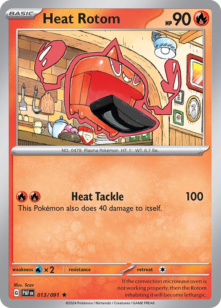 Heat Rotom (013/091) [Scarlet & Violet: Paldean Fates] | Mega City Incorporated