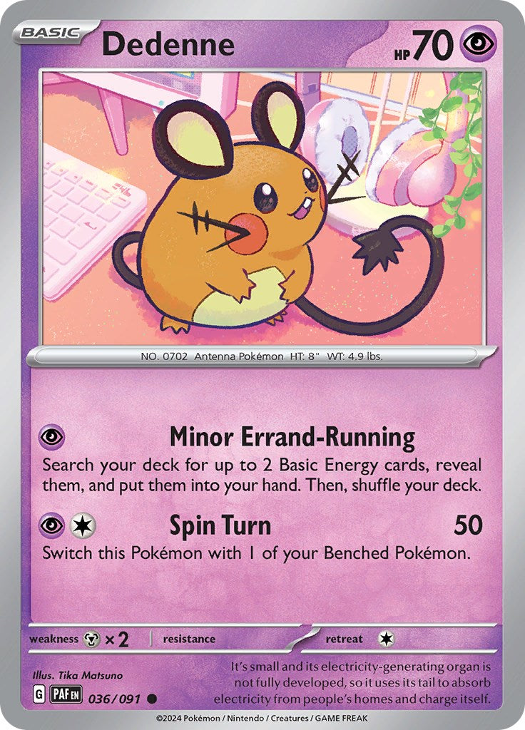 Dedenne (036/091) [Scarlet & Violet: Paldean Fates] | Mega City Incorporated