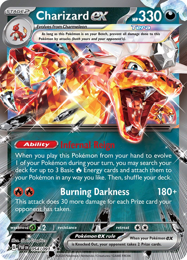 Charizard ex (054/091) [Scarlet & Violet: Paldean Fates] | Mega City Incorporated