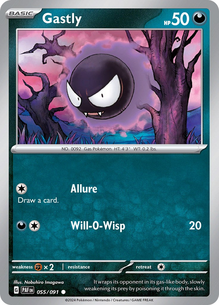 Gastly (055/091) [Scarlet & Violet: Paldean Fates] | Mega City Incorporated