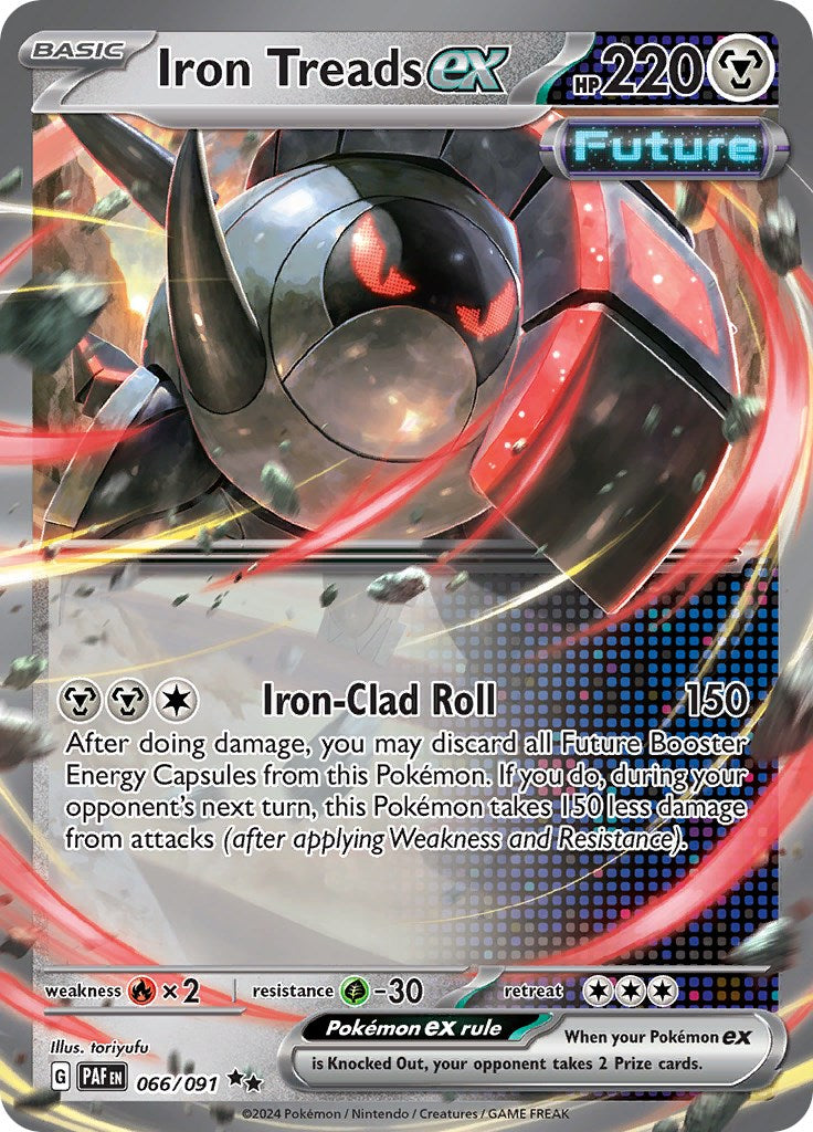 Iron Treads ex (066/091) [Scarlet & Violet: Paldean Fates] | Mega City Incorporated